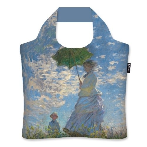 Shopping Bag Woman with Parasol