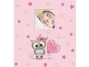 Fotoalbum Owls roosa 200 fotole