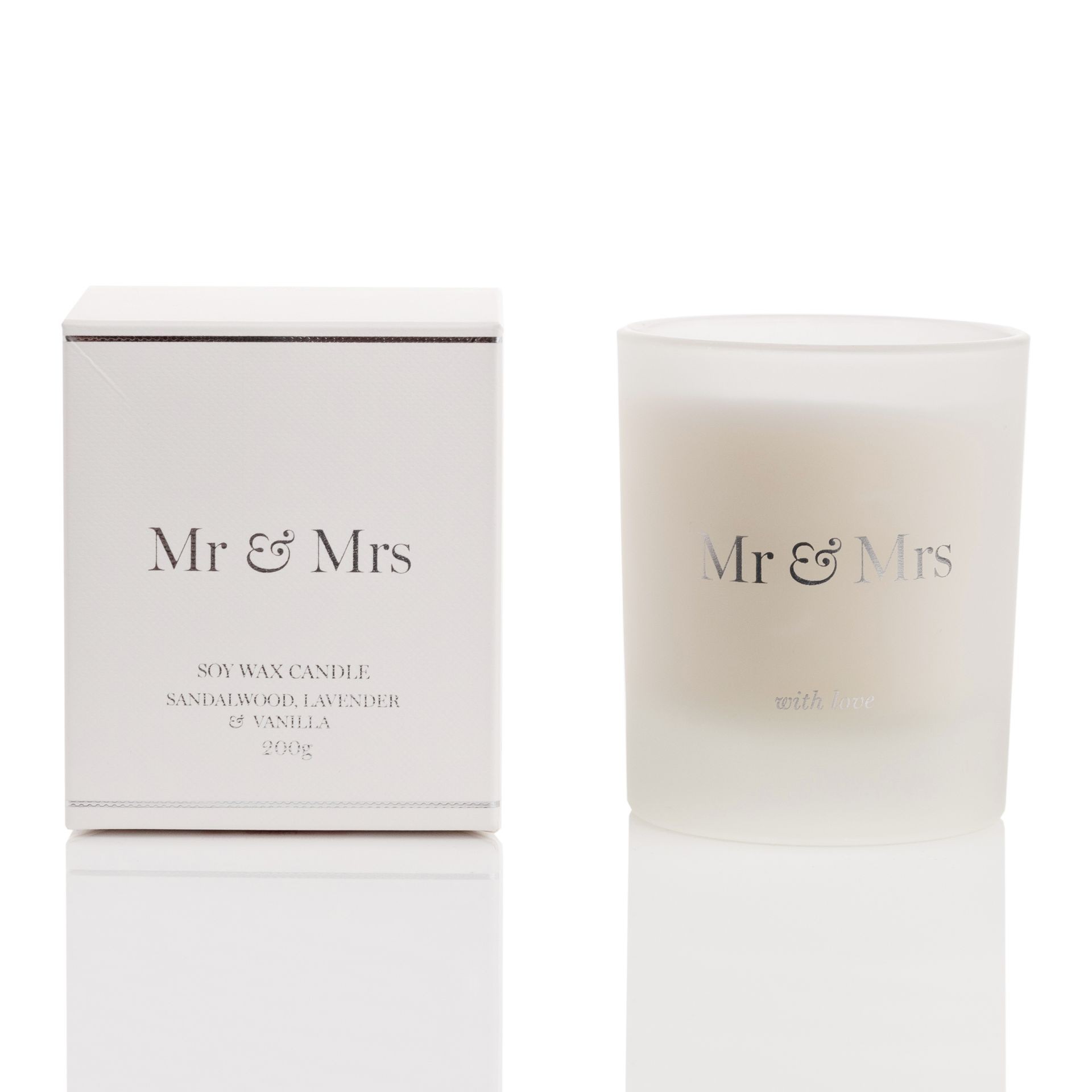 Lõhnaküünal Amore "Mr & Mrs" 200g AM201