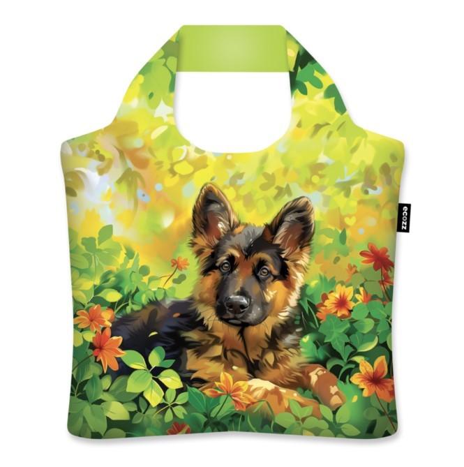 Ostukott Bag Puppy in the garden