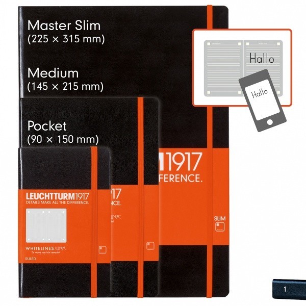 Märkmik A6 Whitelines link täpiline Pocket