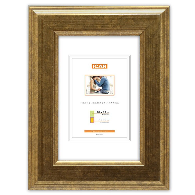 Raam 40x60cm fotole kuldne