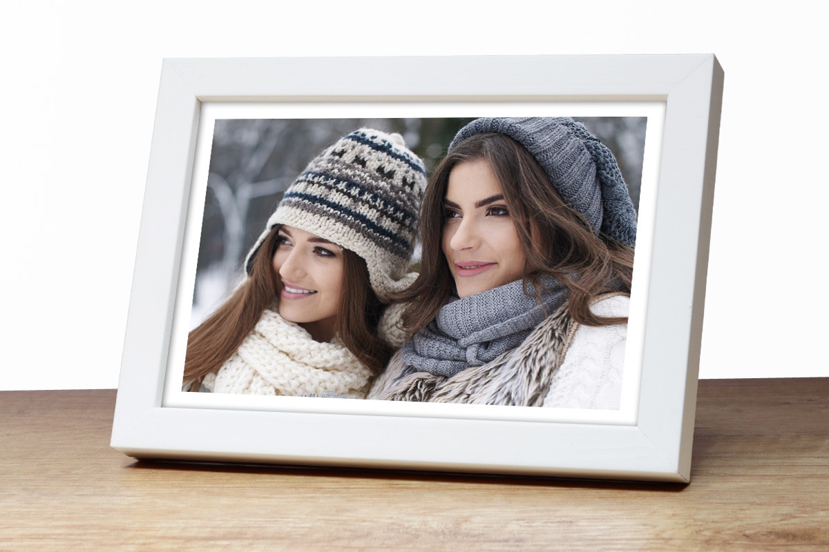 Pildiraam 10x15cm fotole valge AGA A