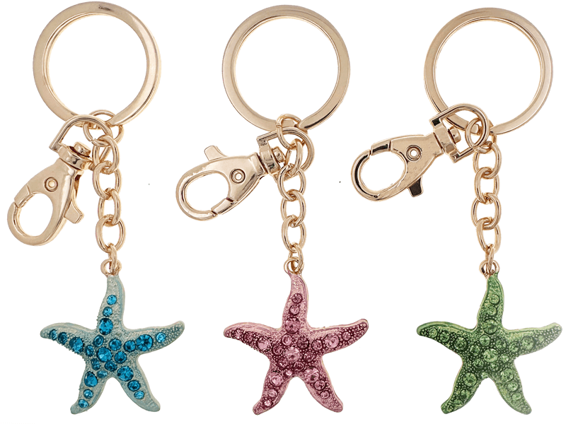 Võtmehoidja Meritäht kristallidega