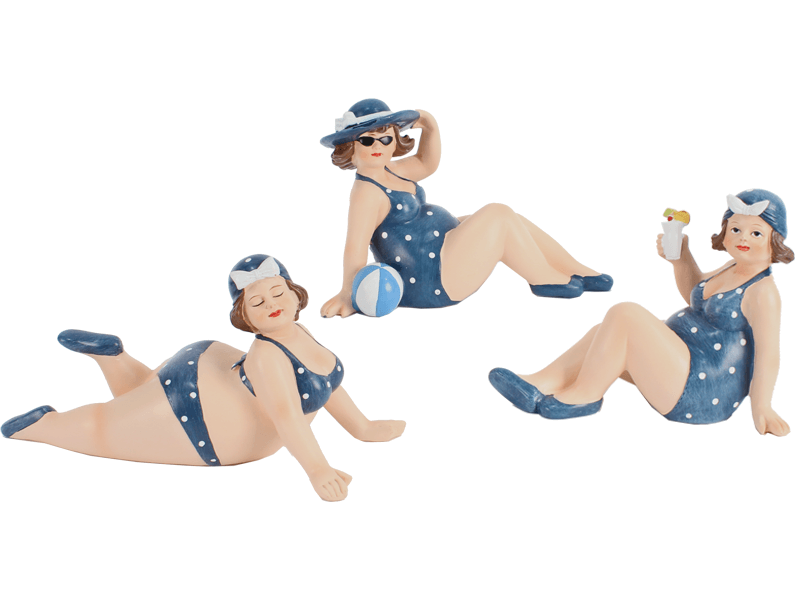 Rannadaam tumesinises kostüümis 14x11cm