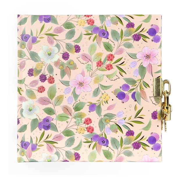 Päevik lukuga Blissful Blossom roosa 44.859