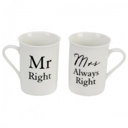 Kruuside komplekt Mr.Right & Mrs.Always Right